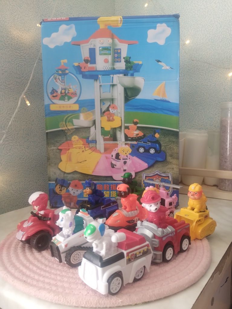 НОВІ Бази paw patrol В КОРОБКАХ , набори щенячий патруль база вежа
