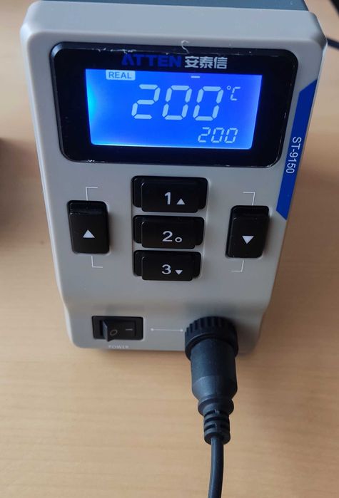 stacja lutownicza atten st9150 termopęseta, desoldering tweezers