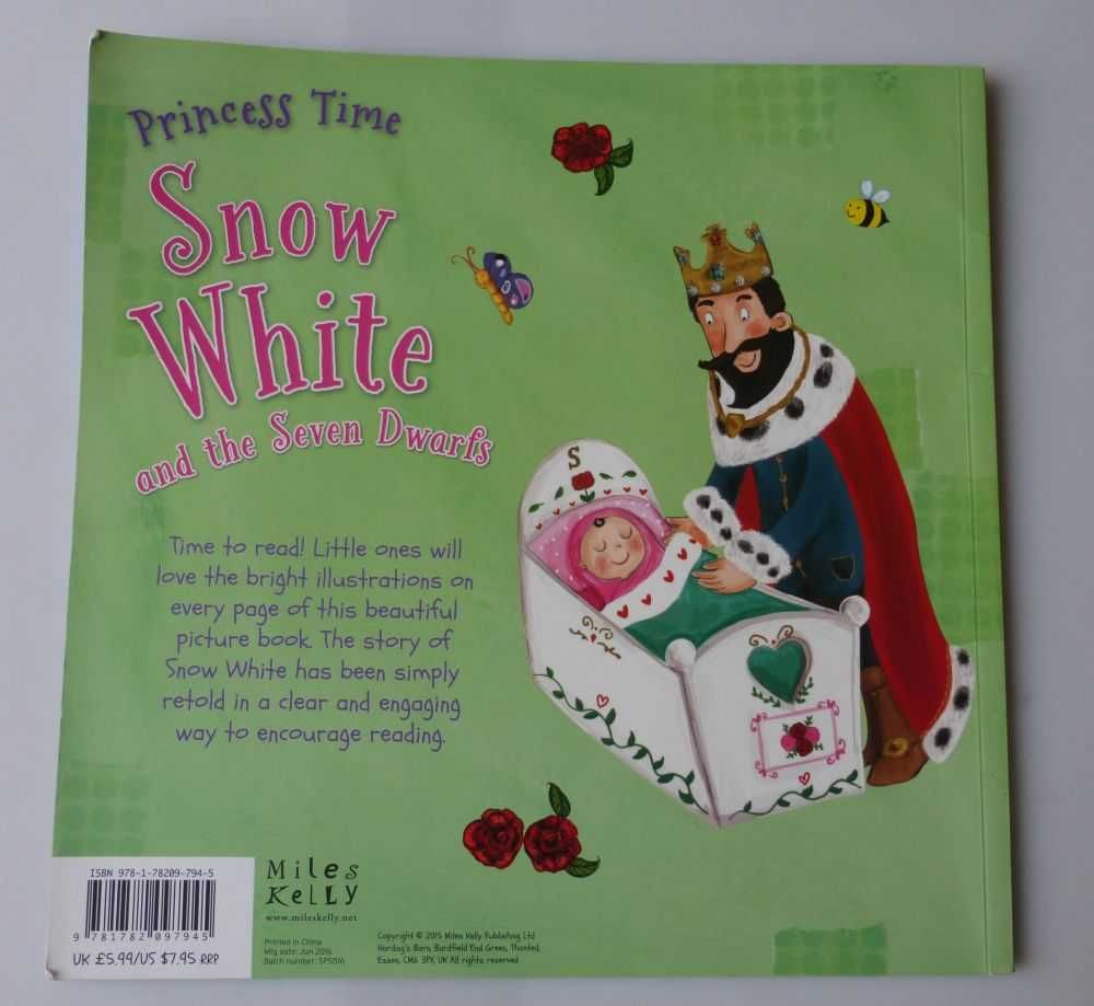 Princess Snow White and the seven dwarfs Śpiąca Królewna Miles Kelly