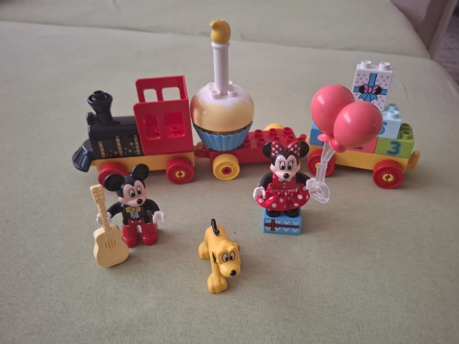 Lego Duplo 10941 Urodzinowy pociąg myszek Miki i Minnie