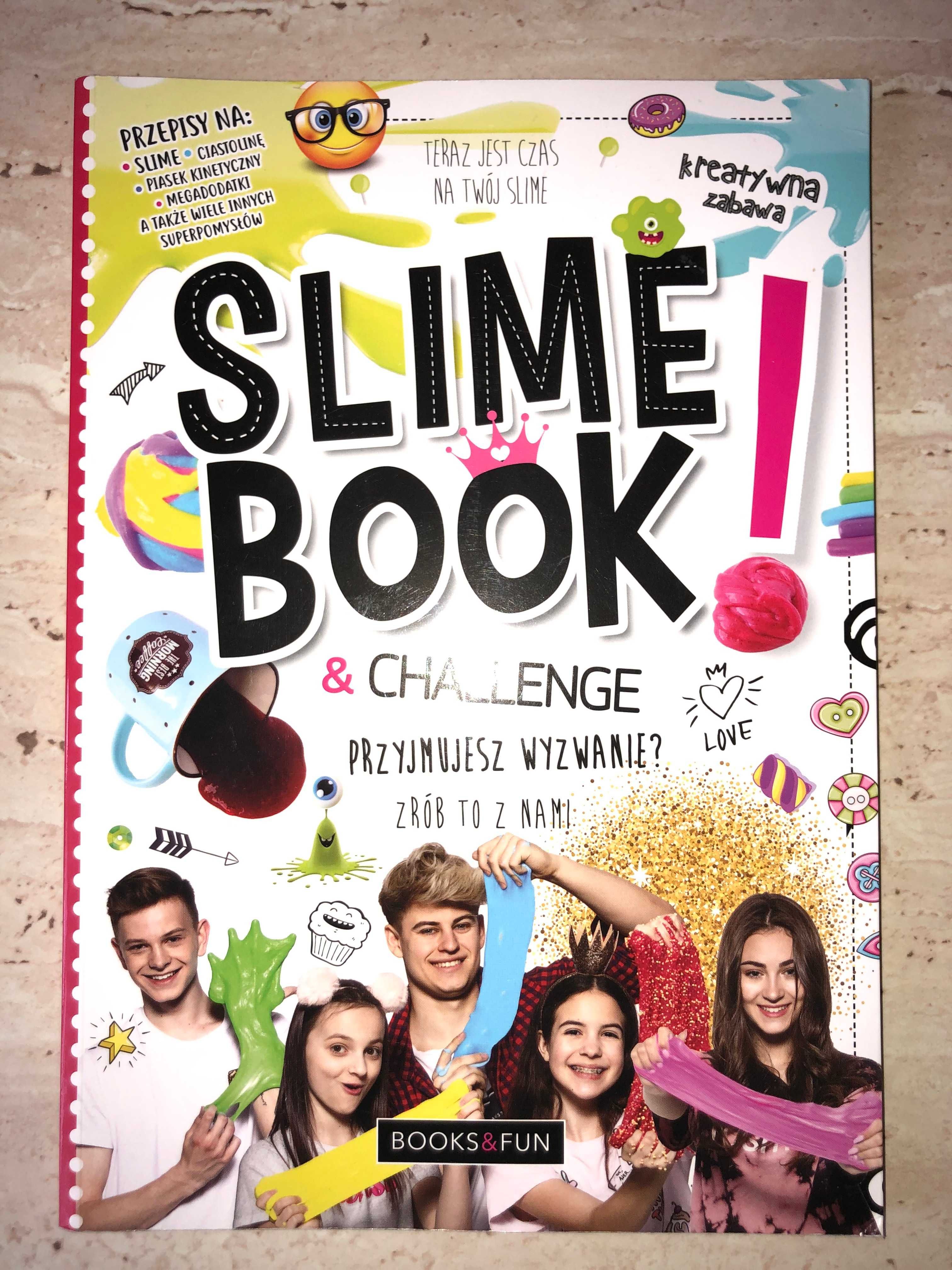 NOWA książka Slime book and challenge (przepisy na slime ciastolinę)