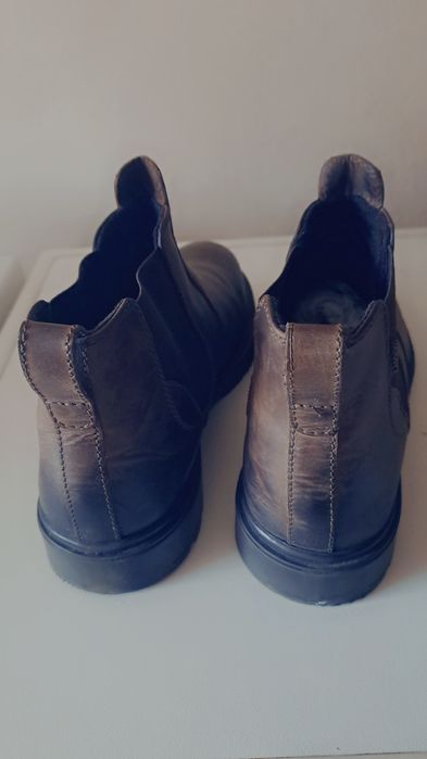 Buty męskie brązowe,skóra,rozmiar 44.Odbiór osobisty.