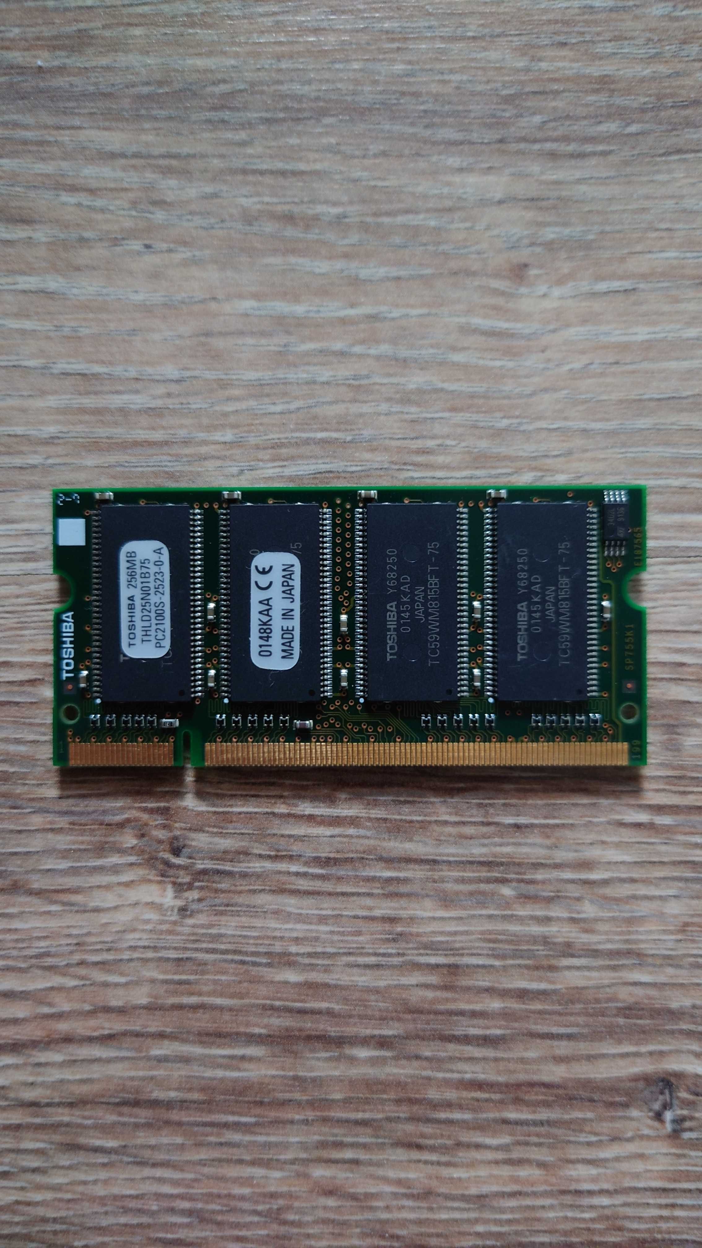 Pamięć RAM Toshiba THLD25N01B75 256MB DDR 266MHz SODIMM PC2100