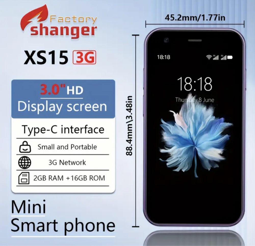Nowy mini smartfon, idealny do ściągania na sprawdzianie lub ukrycia !