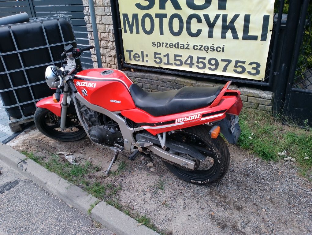 Suzuki gs500 części Magneto lagi gaźnik sprzęgło napęd kanapa bak tryb