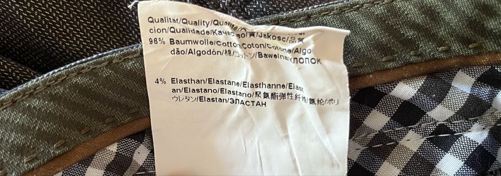 Calças castanhas (com padrão) da Boss