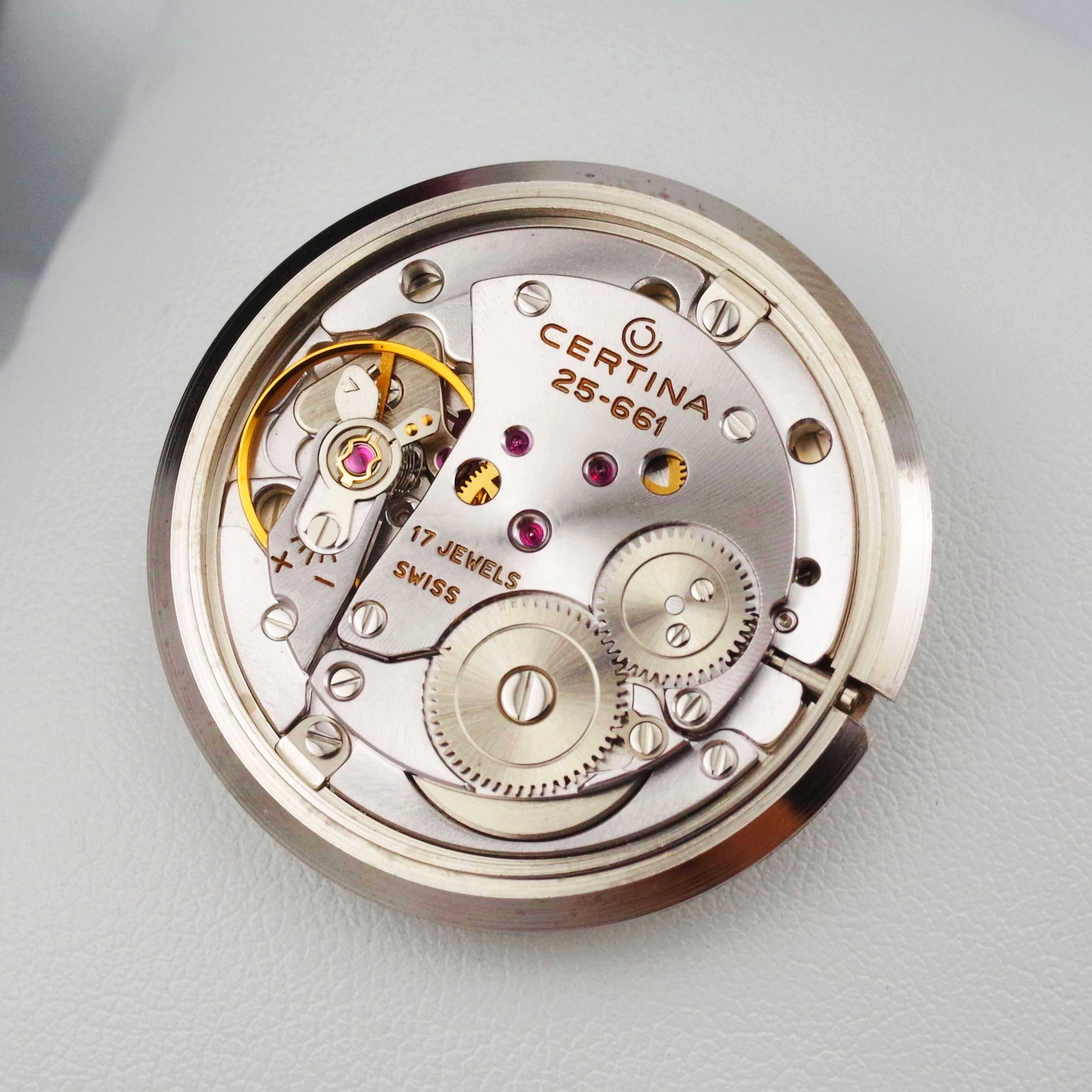 CERTINA NEW ART zegarek męski VINTAGE 1965 lite ZŁOTO 14K / 585 + BOX
