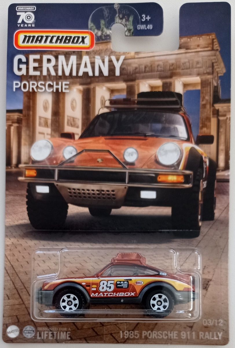 Matchbox Porsche 1985 Porsche 911 Rally