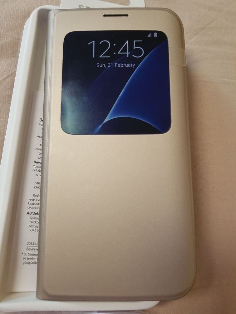 Samsung Galaxy S7 Edge S View Cover nowe oryginalne etui futerał case