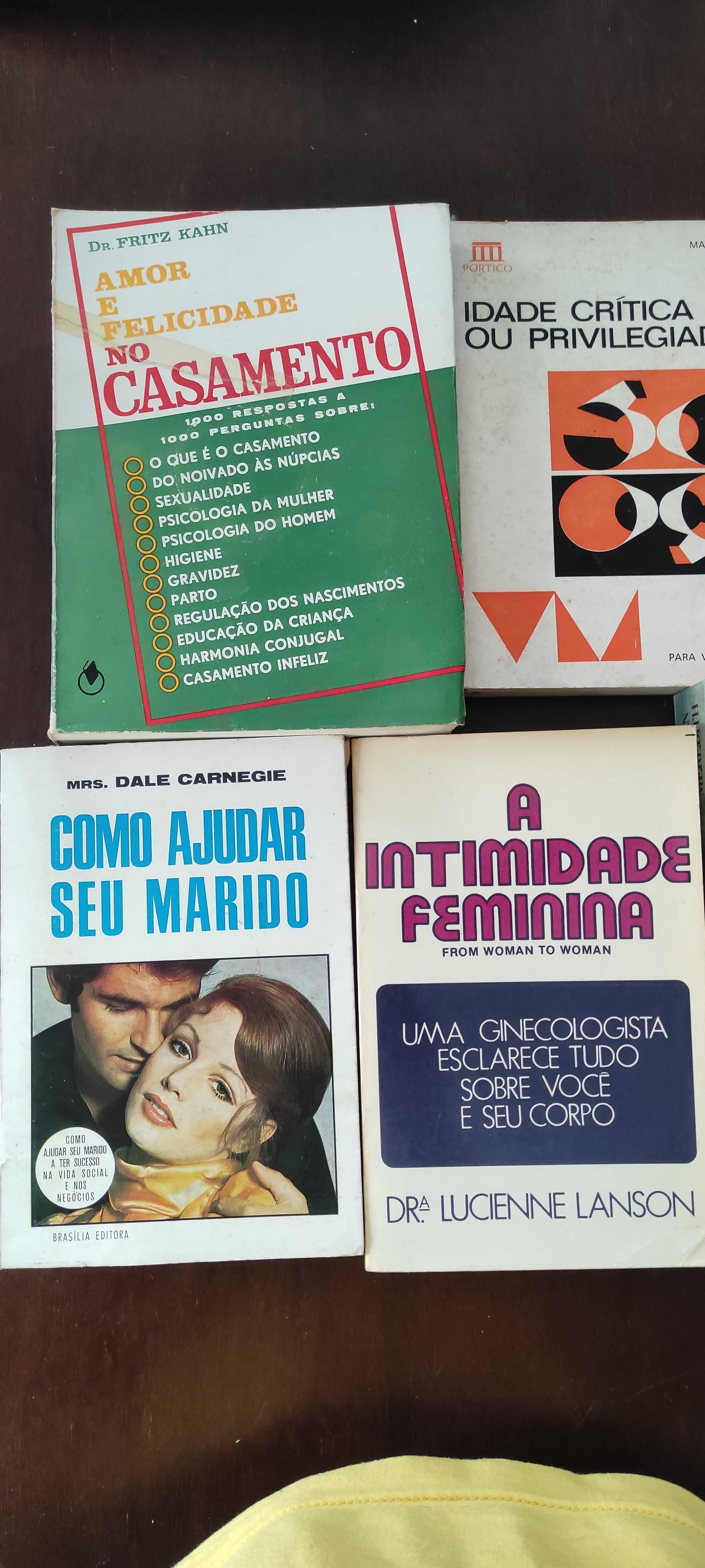 Livros Antigos sobre Saude e para a Mulher