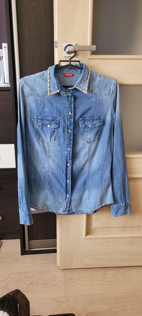 Koszula jeans Guess - oryginalna