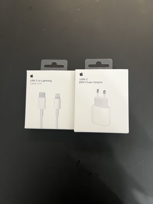 Oryginalna ładowarka Apple 20W + kabel USB-C do Lightning (1m)