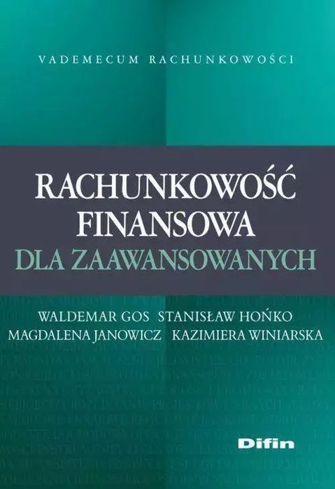 Rachunkowość Finansowa Dla Zaawansowanych Praca Zbiorowa
