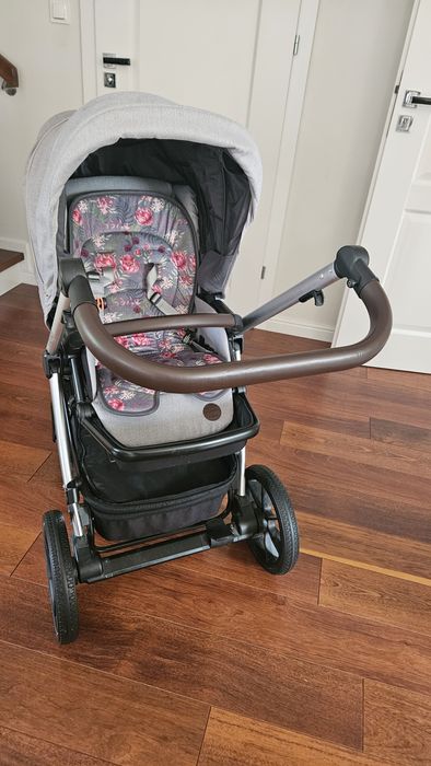 Wózek 2w1 baby design grey peony super stan
