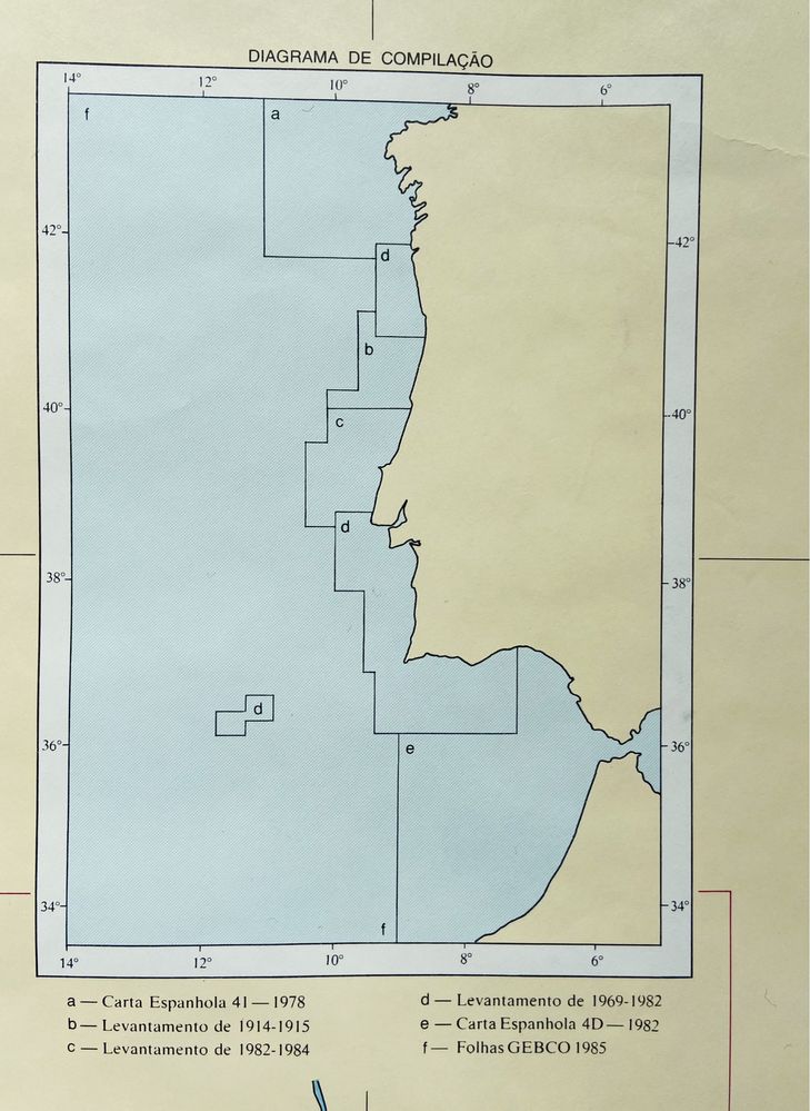 Carta Náutica 4B (int 1081) de Cabo Finisterre a Casablanca