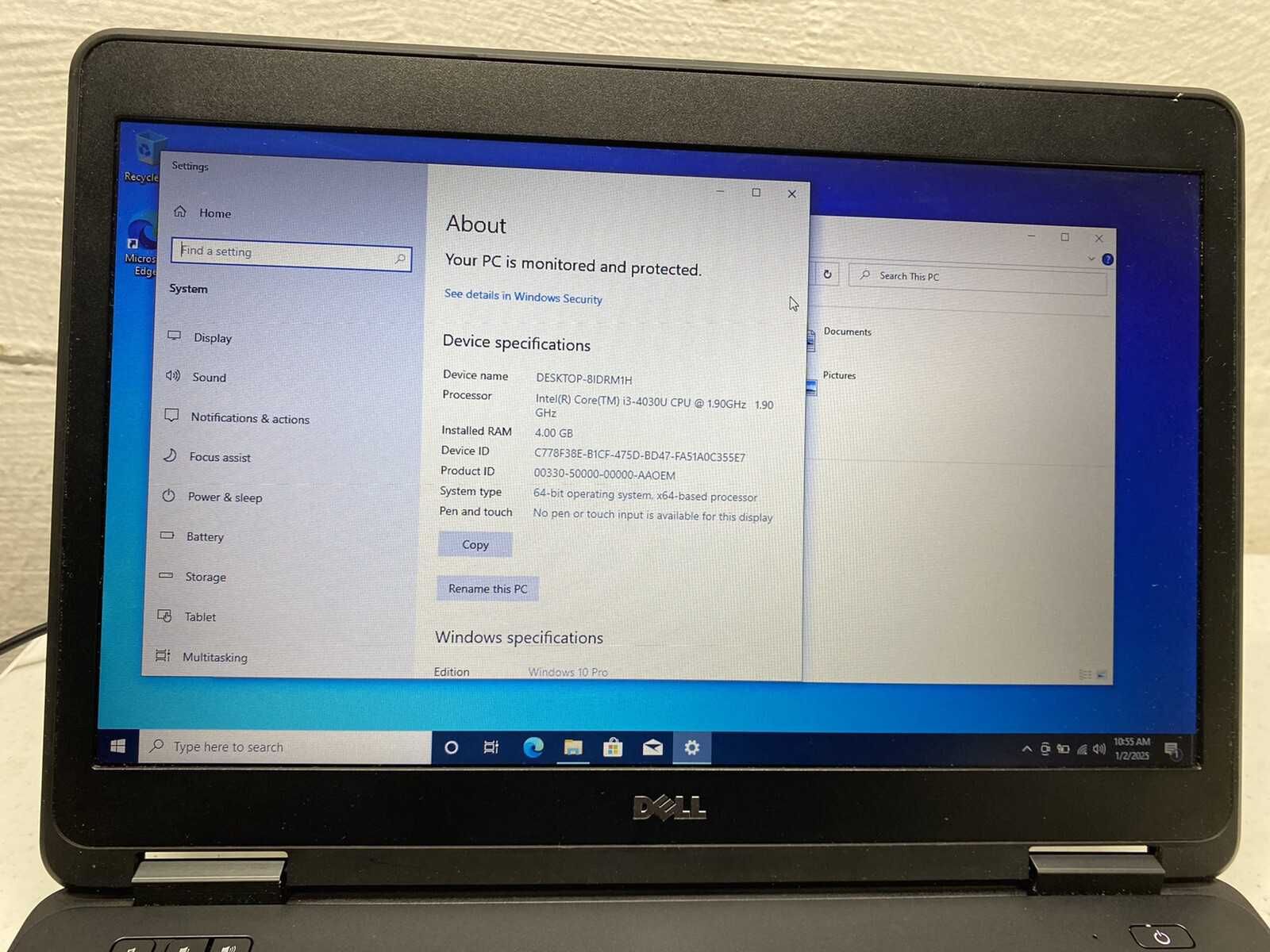 Материнская плата – Dell Latitude E5440 "(LA-9832P)" i3-4030U / UMA