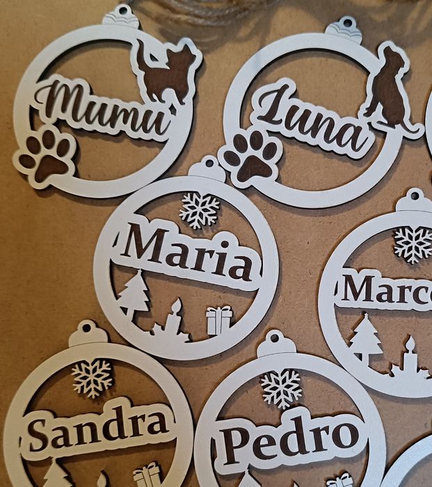 Decoração enfeites de Natal em MDF