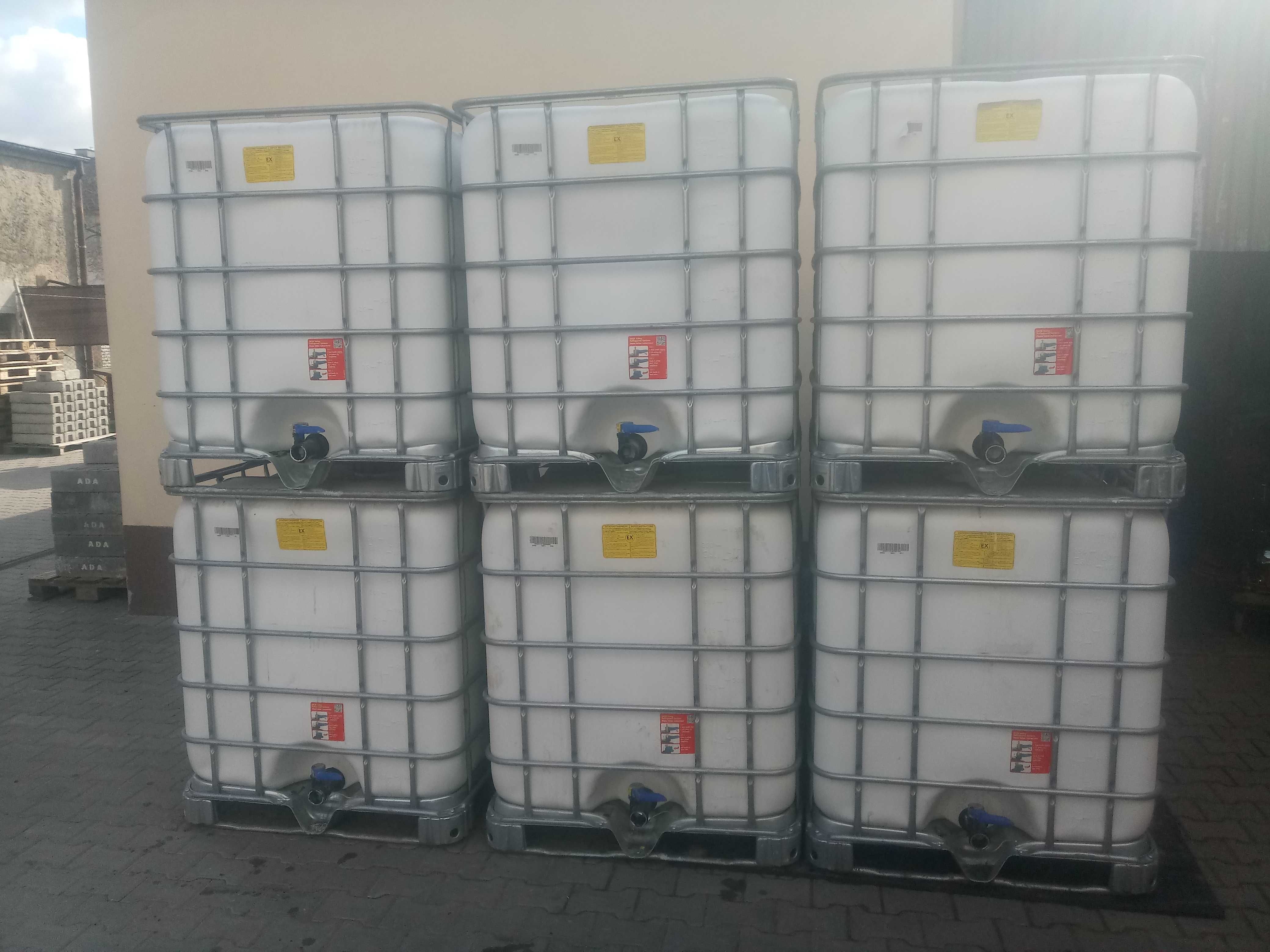 Zbiornik 1000l mauzer mauser beczka na wodę płyny chemię ON AdBlue FV