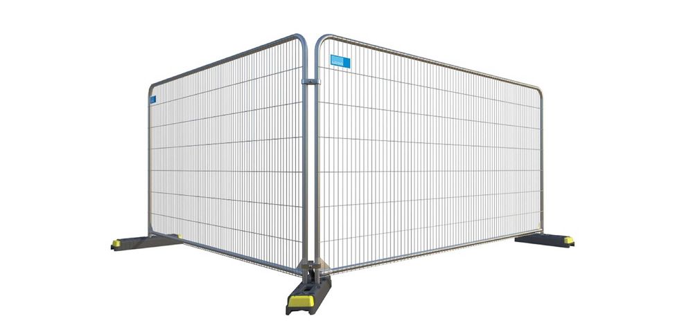 Ogrodzenie Budowlane Ażurowe Tymczasowe Mobilne Owalne 3,5m x 2m Panel