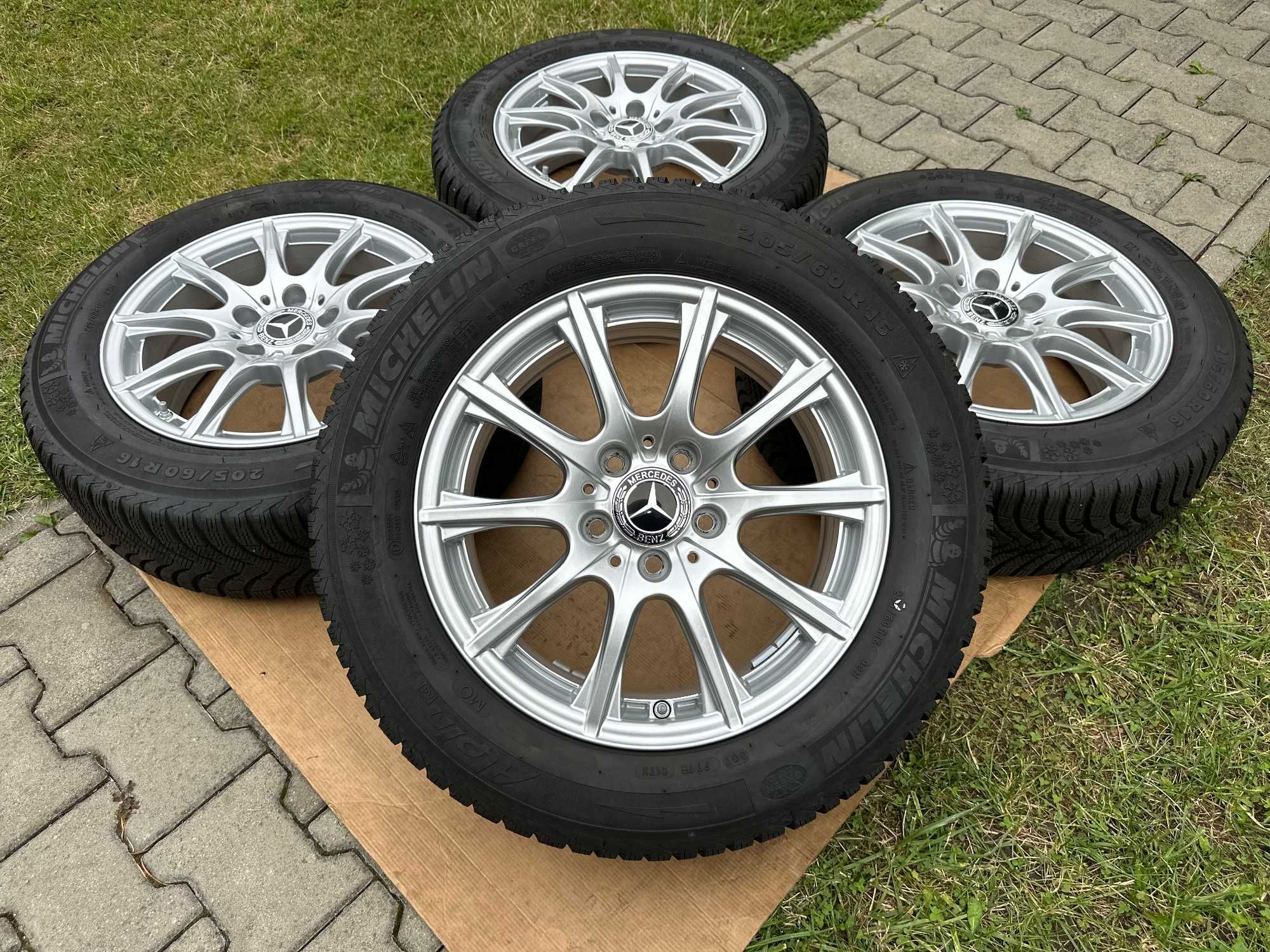 Koła Felgi 16 5x112 Mercedes C-W205 ZIMOWE 8mm Michelin