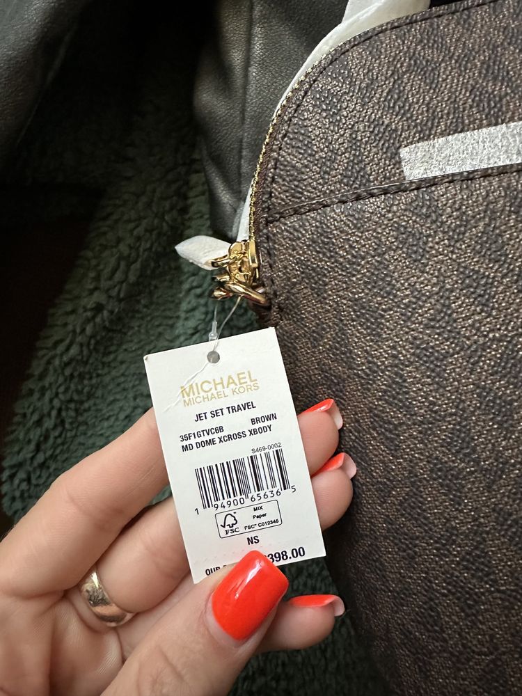 Сумка Michael Kors Jet set travel Medium Logo