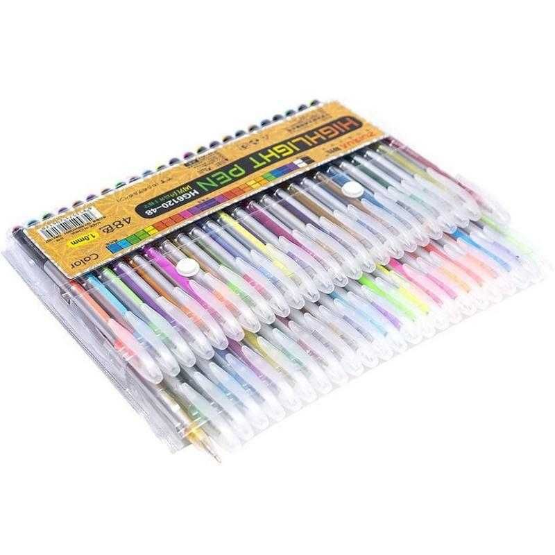 Набор гелевых ручек Highlight Pen 48 цветов