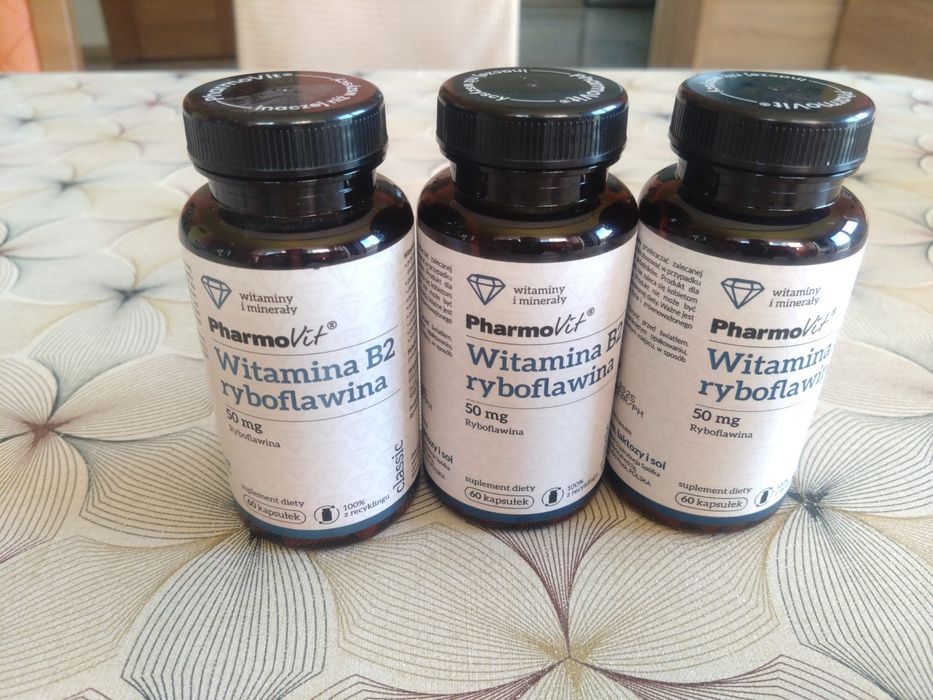 Witamina B2 Ryboflawina 50mg 60 kaps. Pharmovit
