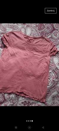 Bluzeczka różowa z falbankami