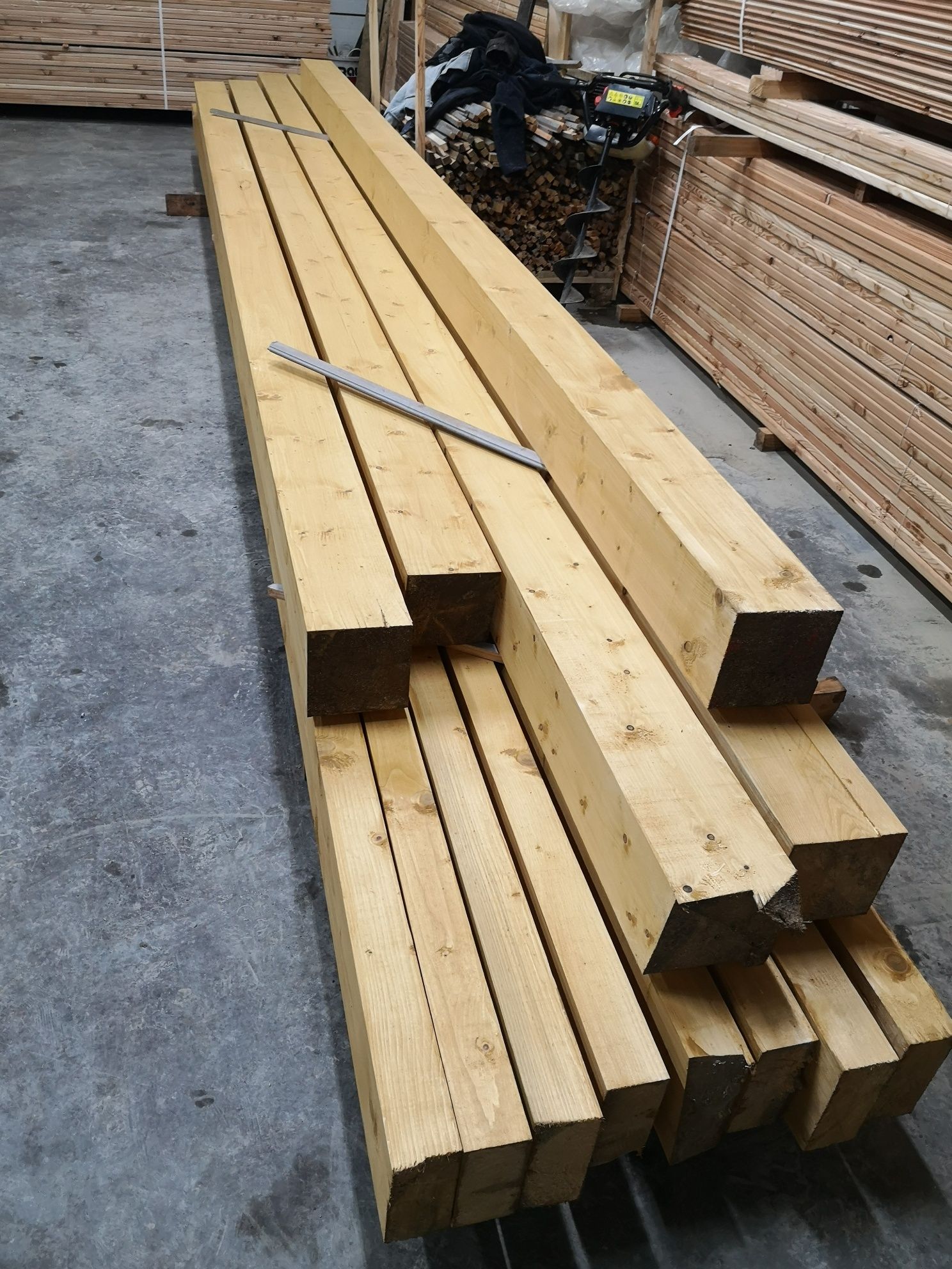 Drewno konstrukcyjne strugane, impregnowane
