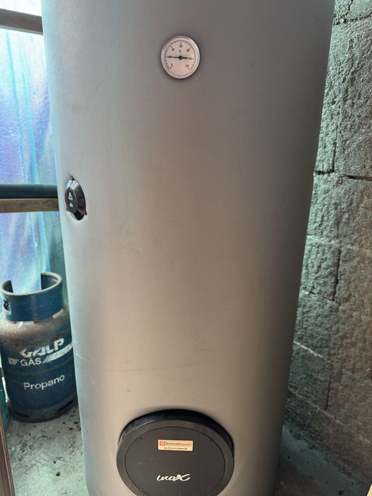 Termoacumulador 300lts inox 1 sepentina
