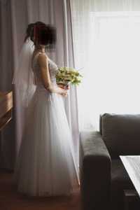 Suknia ślubna Boho biała rozmiar XS/S