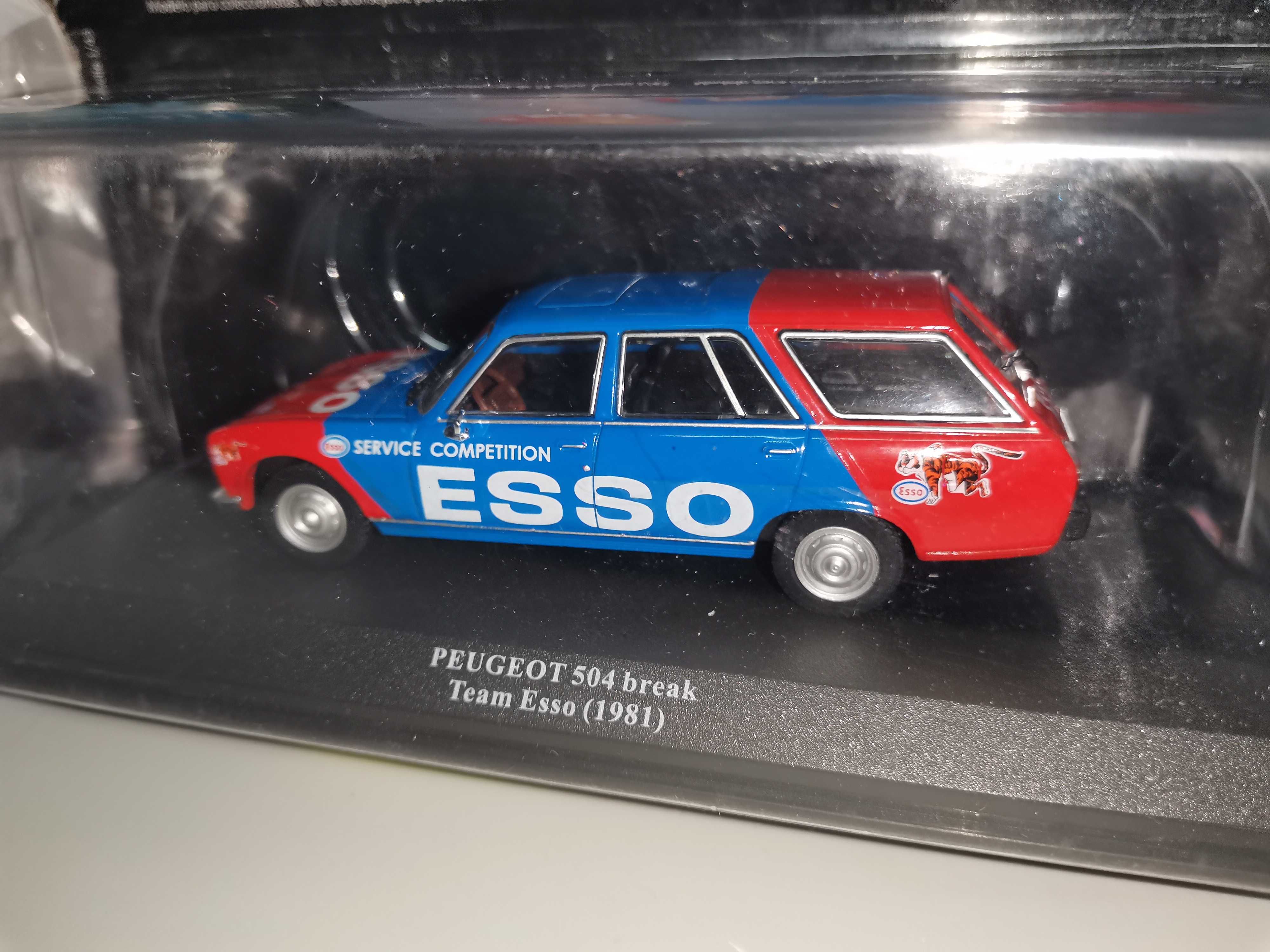 Peugeot 504 Break + Porche 911 SC  
Team ESSO Rally  1:43