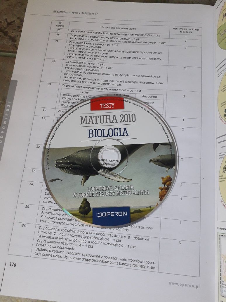 Biologia Operon testy matura