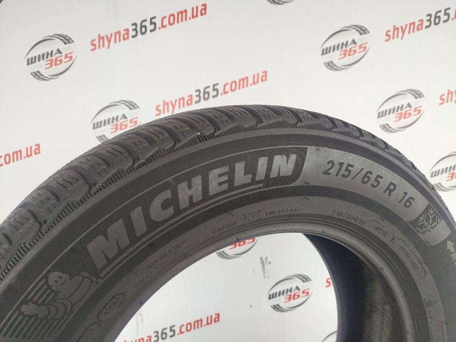 215/65 r16 michelin pilot alpin 5 5mm шини бу зима