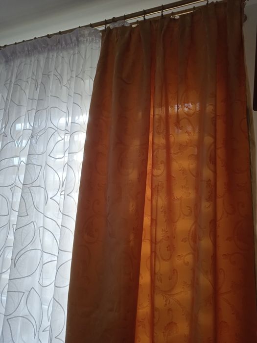 Zasłony 2 szt. i lambrekin komplet