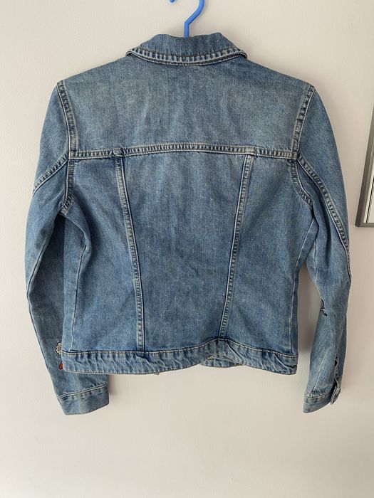 Kurtka jeansowa ramoneska z haftami r. XS/S Lcw Jeans