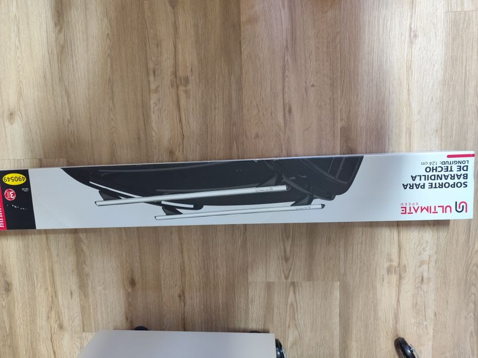 Vendo barras tejadilho novas c/fechadura - 124 cm