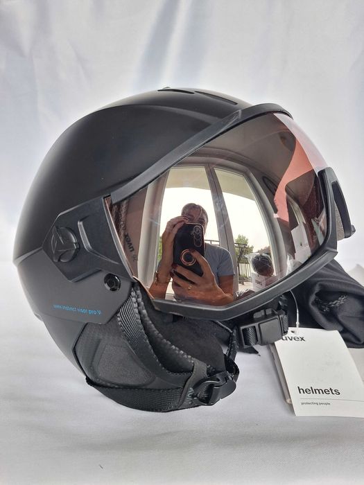 Kask narciarski Uvex Instinct Visor Pro V Vario Black L 59-61cm