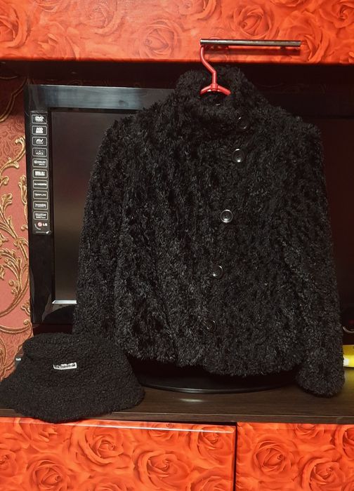 Шубка  и деми панама тедди для девочки.