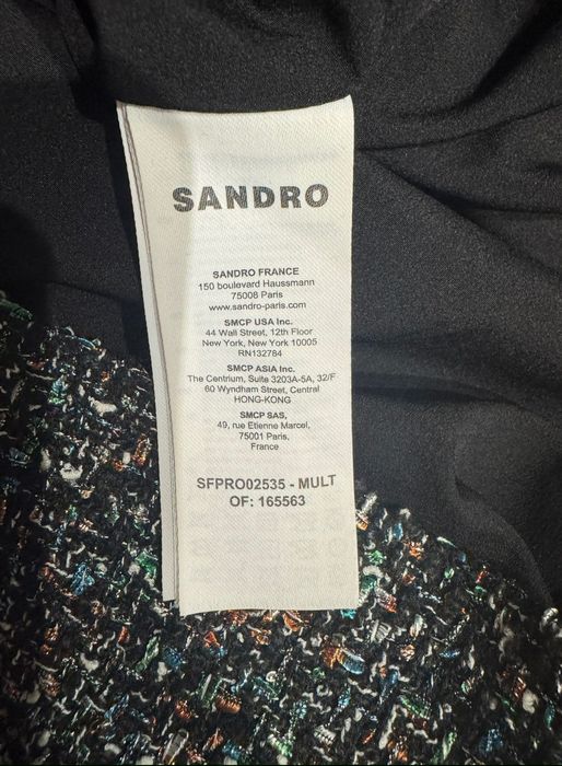 Твідова сукня Sandro нова з бирками