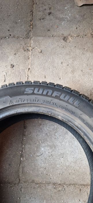 Zimowe 215x55x17 4 szt.sunfull SF-982 7-8mm