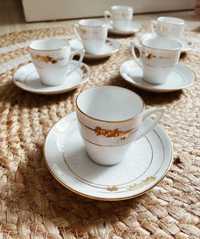 Zestaw do kawy chińska porcelana kolekcja 6 szt komplet