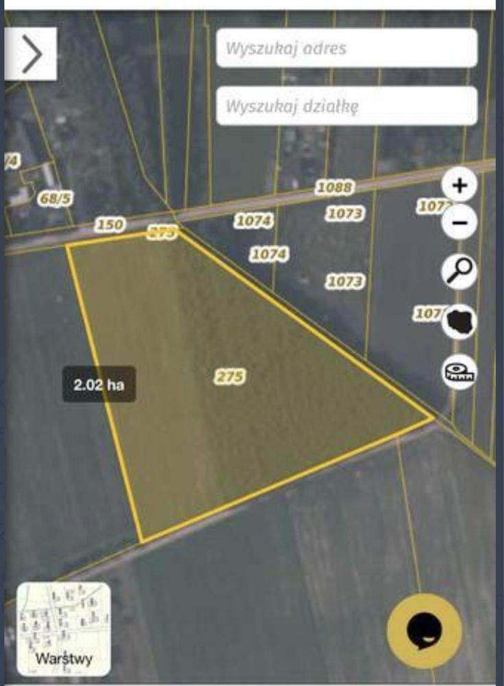 Na sprzedaż dwie działki w Ołtarzach-Gołaczach
