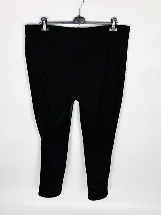 Legginsy z eko skóry i materiału w prążki 5XL 50 C&A