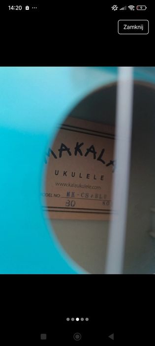 Makala Shark Ukulele Koncertowe Stan idealny