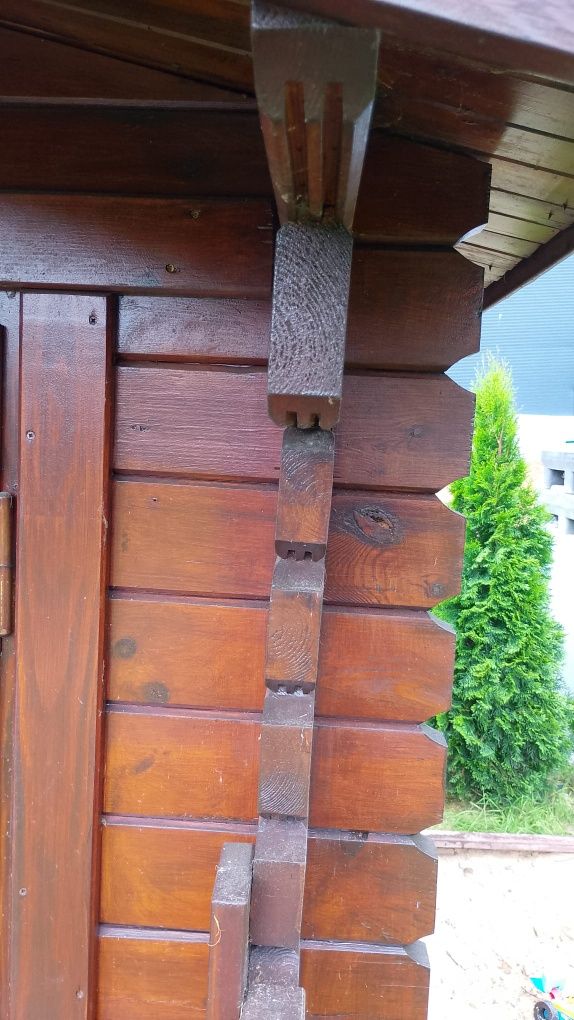 Piękny domek dla dzieci sauna altanka domek letniskowy