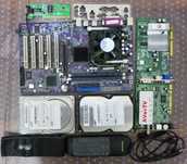 MB ECS L4IPEA2/P4 2,8Ghz/Radeon 9550/2Gb DDR/TV-FM тюнер/2 HDD