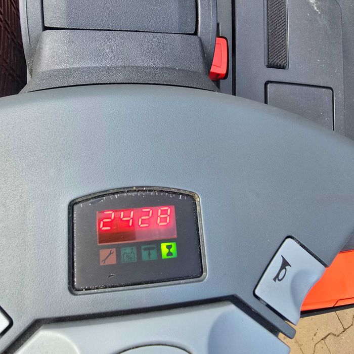 BT SWE 120 Triplex 4.15m paleciak elektryczny, wózek widłowy, podest