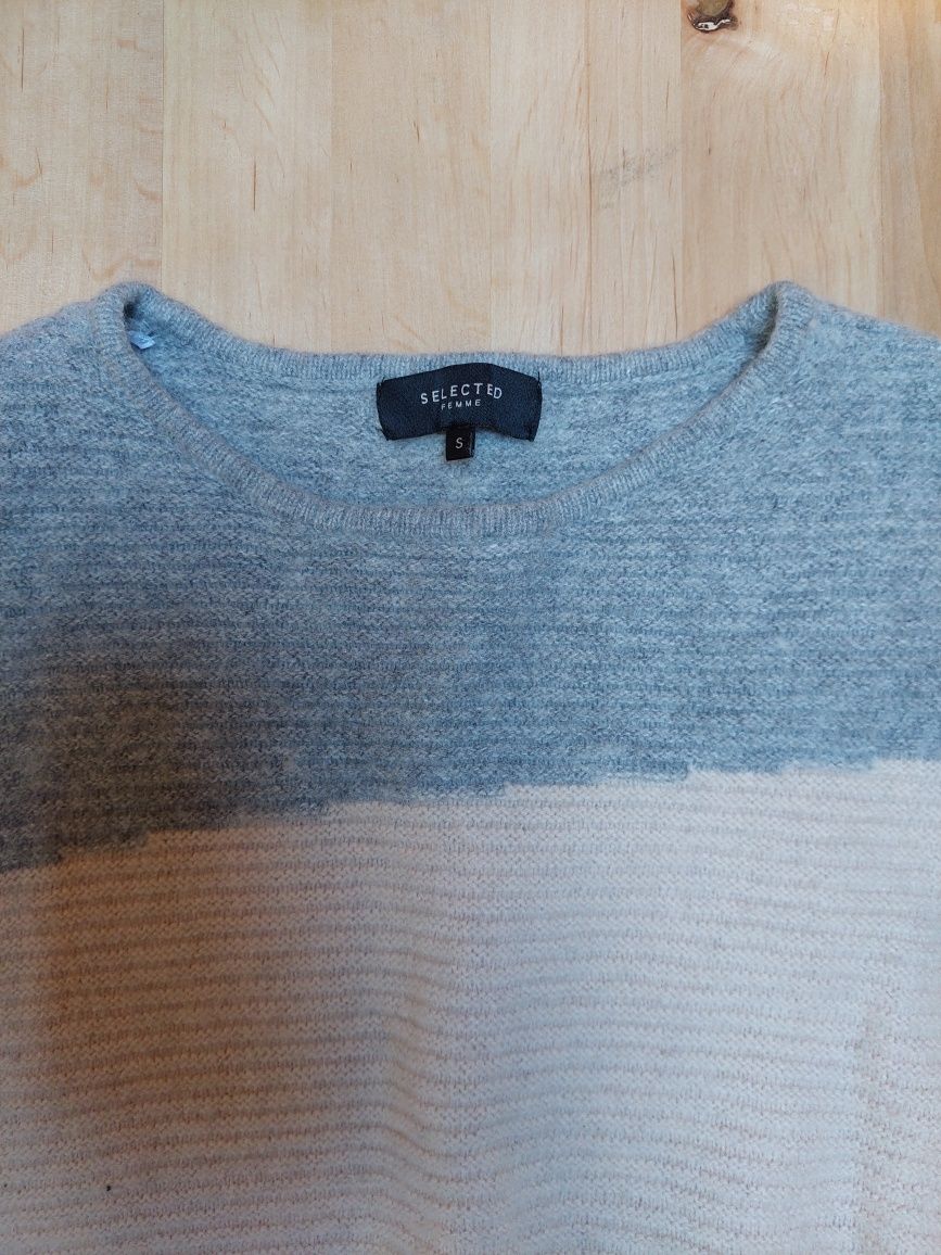 Selected Femme sweter wełna alpaka S