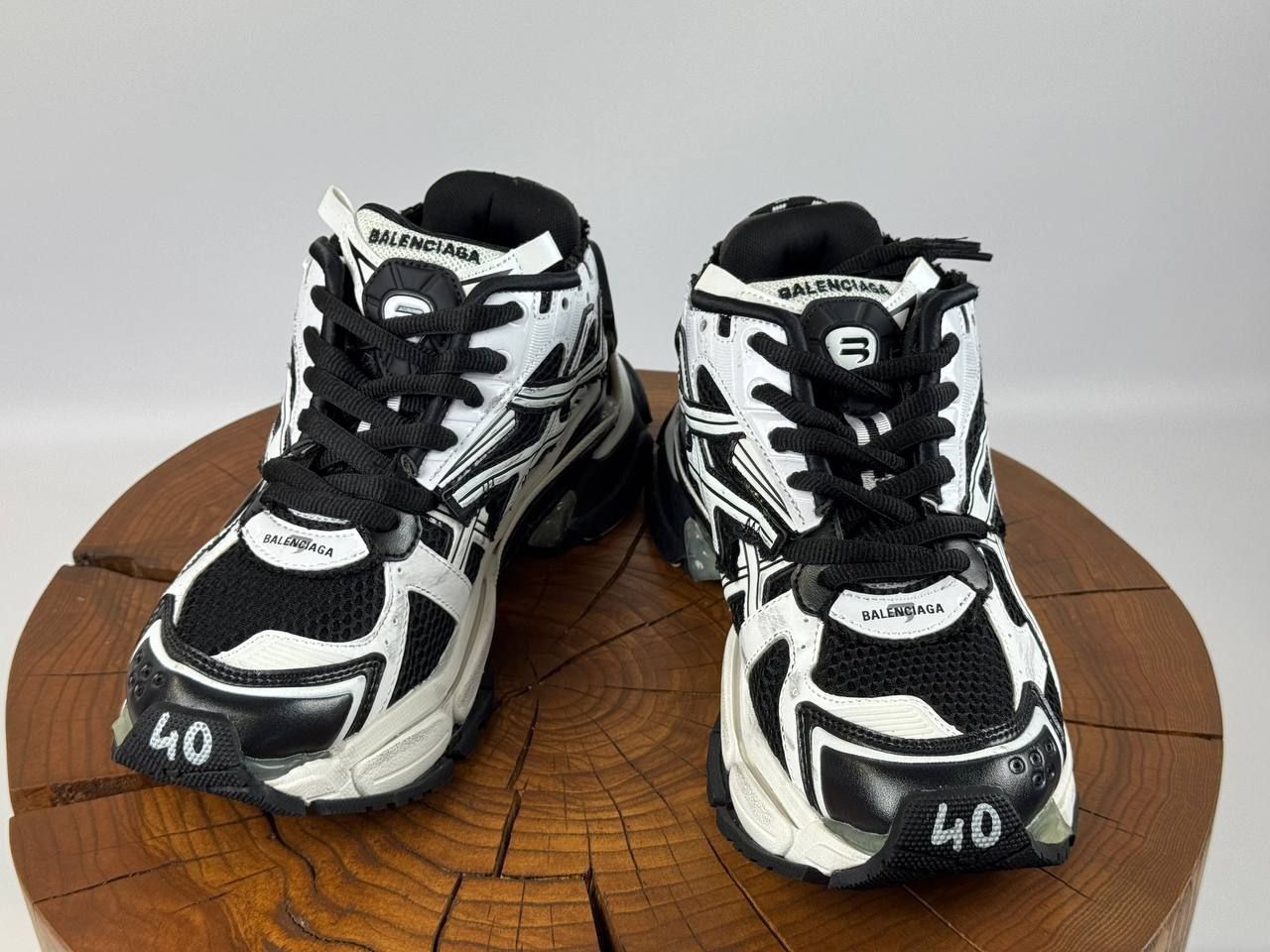Кросівки Balenciaga Runner White  Black, 40-46р. Люкс якість